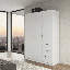 Alvieri 3 Door Manufactured Wood Wardrobe