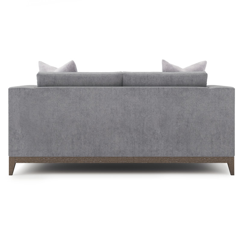 Noel Fabric Loveseat, Gray