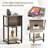 Casidee 12'' W Metal Nightstand-983428050