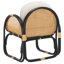 Chaise d'appoint avec coussin Claudetta