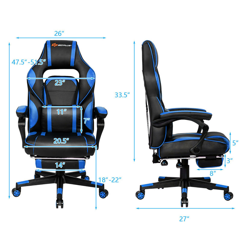 Fauteuil Goplus, Bleu