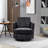 Zarren Upholstered Slipcovered Swivel Barrel Chair-1179294632