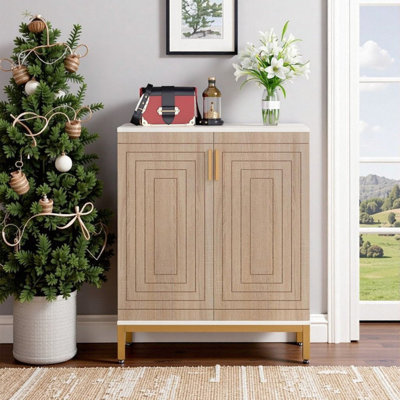 Geometric Shoe Cabinet Entryway Storage With 5 Adjustable Tiers