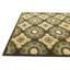 Tapis noir et vert Parris
