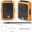 Portable Waist Fan with Digital Display 3 Speeds USB Rechargeable Clip On Fan-99274477