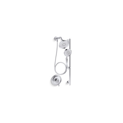 Ensemble de douche Bancroft Essentials Performance, 2,5 gallons par minute, chrome poli