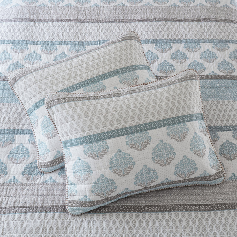 Ensemble de courtepointe doux et confortable, Aqua