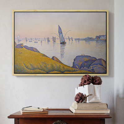Evening Calm, Concarneau (Opus 220), 1891 - Paul Signac, toile tendue avec châssis