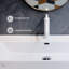 Lavabo console en céramique 30 "avec pieds dorés brossés Claire-1285277801