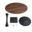 Table à manger, diamètre ROND, bois naturel, 1pc par ctn-2071936456-2071936463