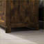 Commodes et amp; Garde-robes | Coffre de rangement en bois aggloméré brun rustique 39,4 po avec 2 charnières de sécurité HOMcom