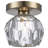 Quaseem Glass LED Semi Flush Mount-1333209301