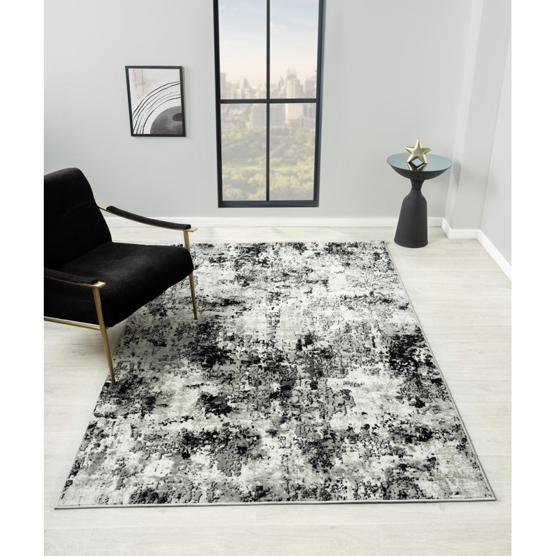 Vladya Abstract Area Rug, Rectangle 7'10" x 10'10"