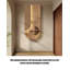 Décoration murale de style zen avec lumières DEL persimmon et porte-bonheur-555278069
