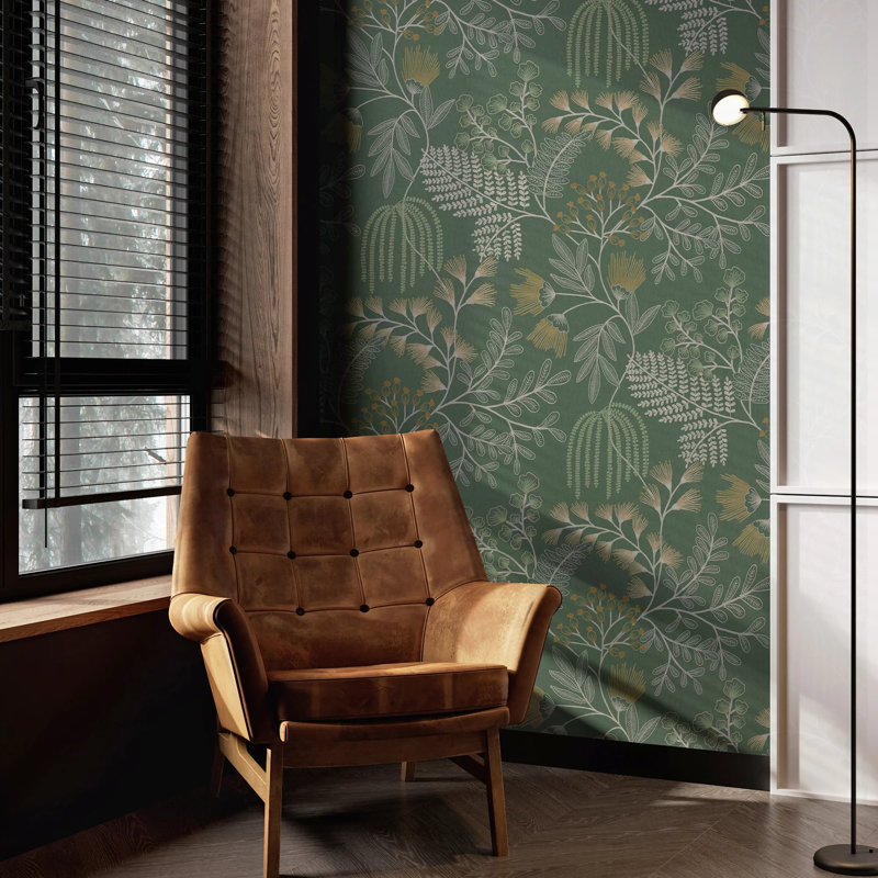 Arlington Matte Wallpaper Roll, Green