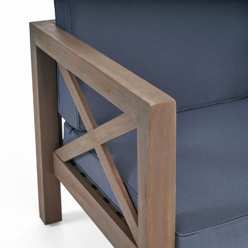 Fauteuil club Brava, Gris, Gris