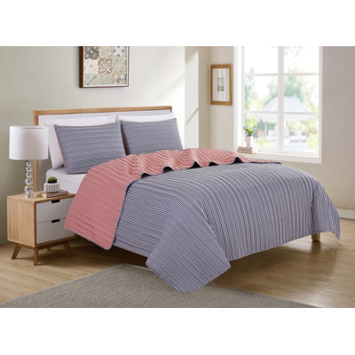 Satin Striped Quilt