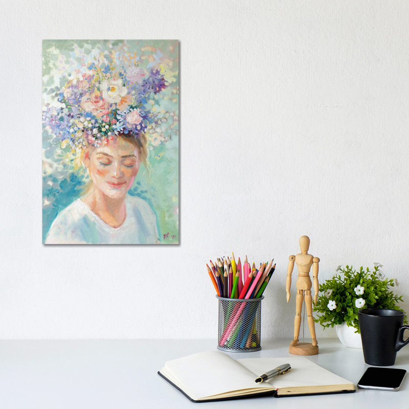 Spring Flowers by Katharina Valeeva - Wrapped Canvas Painting, 20.32 cm H x 30.48 cm W