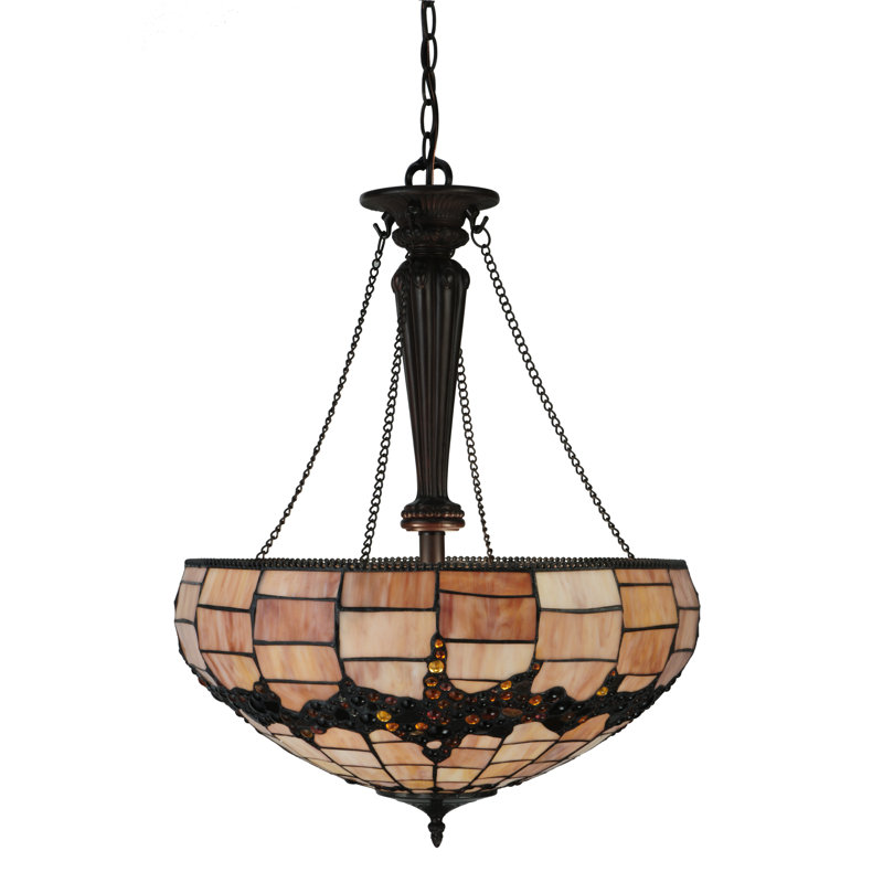 Meyda Tiffany & Stained Glass 3 - Light Chandelier