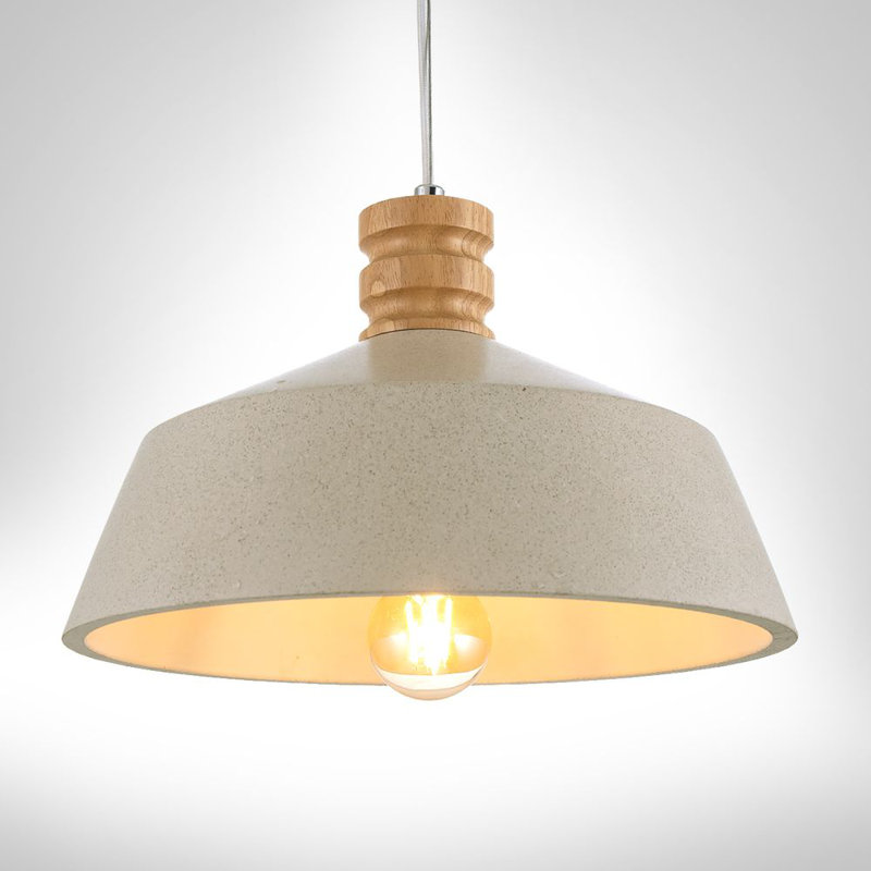 Vaasa 1 - Light Dome Pendant, Sandstone White, White