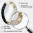 Abstract Cream And Black Liquid Paint - Large Oval Wall Mirror On Metal-1944833667