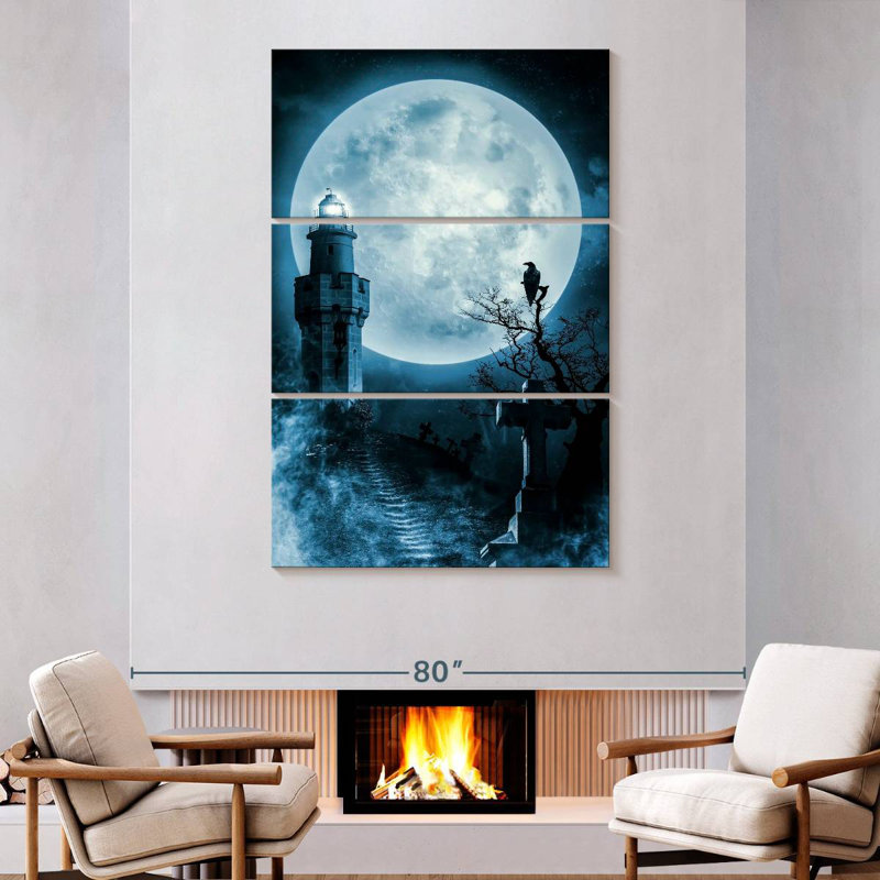 Kelan Halloween Castle, 74" H x 48" W