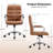 Wanetta Mid-Back Office Chair with Arms 360° Swivel-1704804925