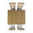 Langford Modern Transitional 5 Piece Dining Set - Light Brown-1746908717-1746908714