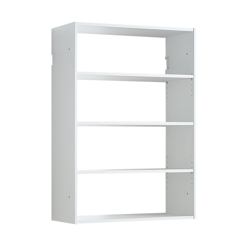Devi White Wall Mounted Wood Closet System, White