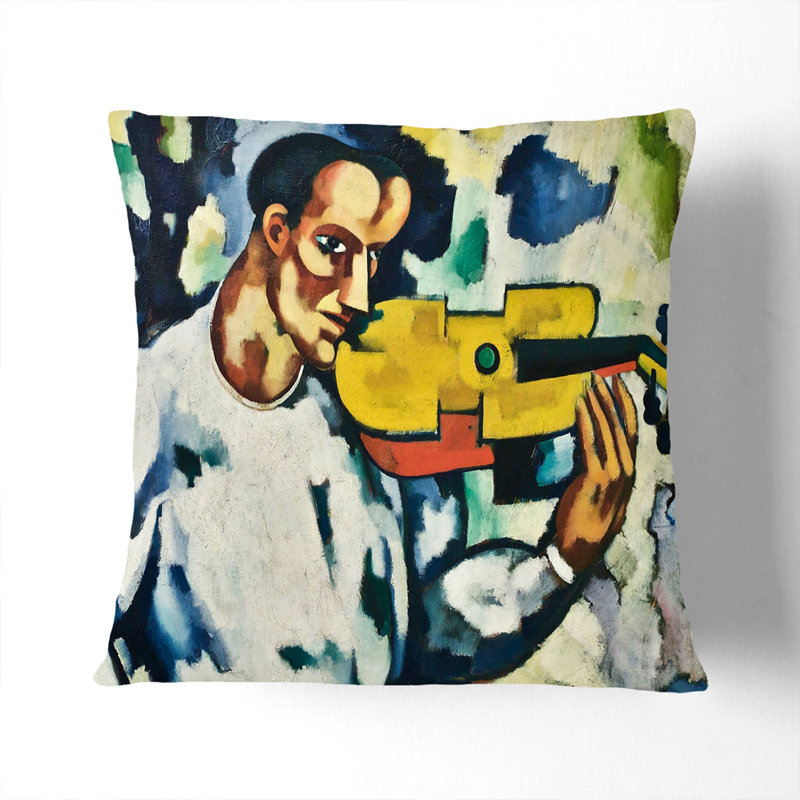 Deaf Music Scatter Cushion, 55cm H x 55cm W x 20cm D
