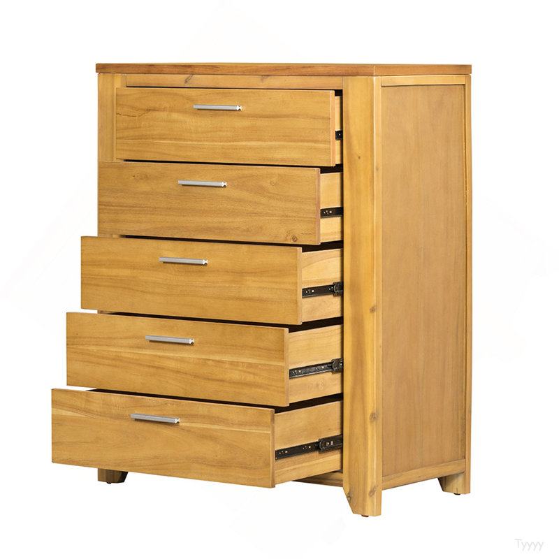 35.4X17.3X44" 5-Drawer Dresser