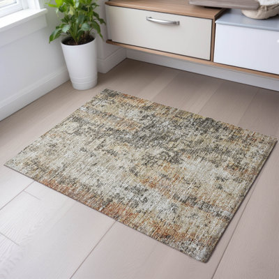 Premium Machine Washable Gurubaksh AMF1161 Modern Rug