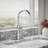 Crue Touchless Pull-Down Kitchen Sink Faucet with Three-Function Sprayhead-62770951