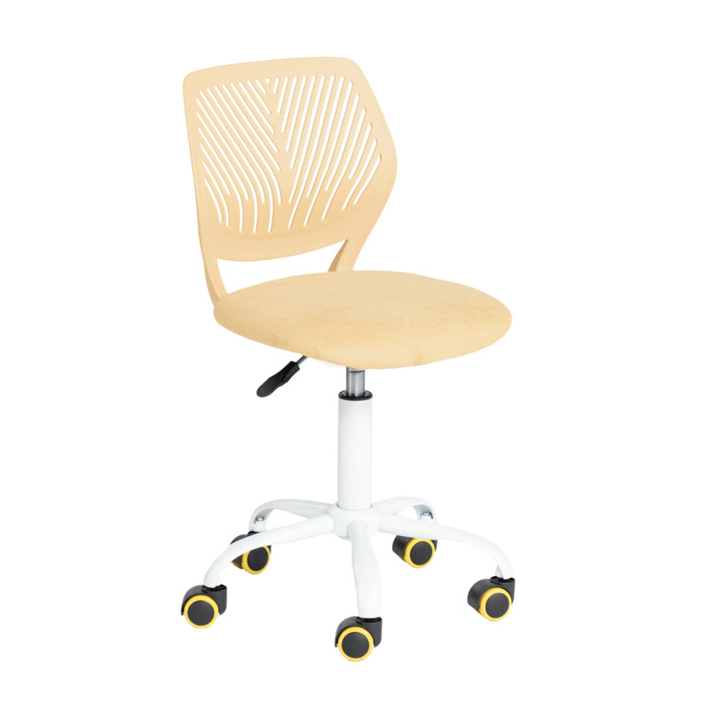 Valerii Mesh Office Chair, Light Yellow, Mesh
