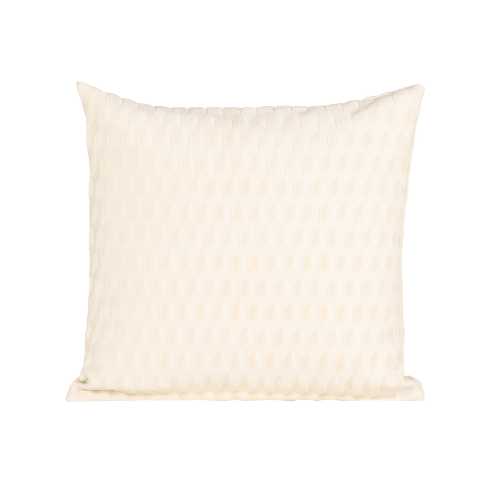 Prudence Throw Pillow, Square 20", Polyester, Brown Geometric