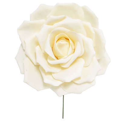 Grande tige rose en mousse