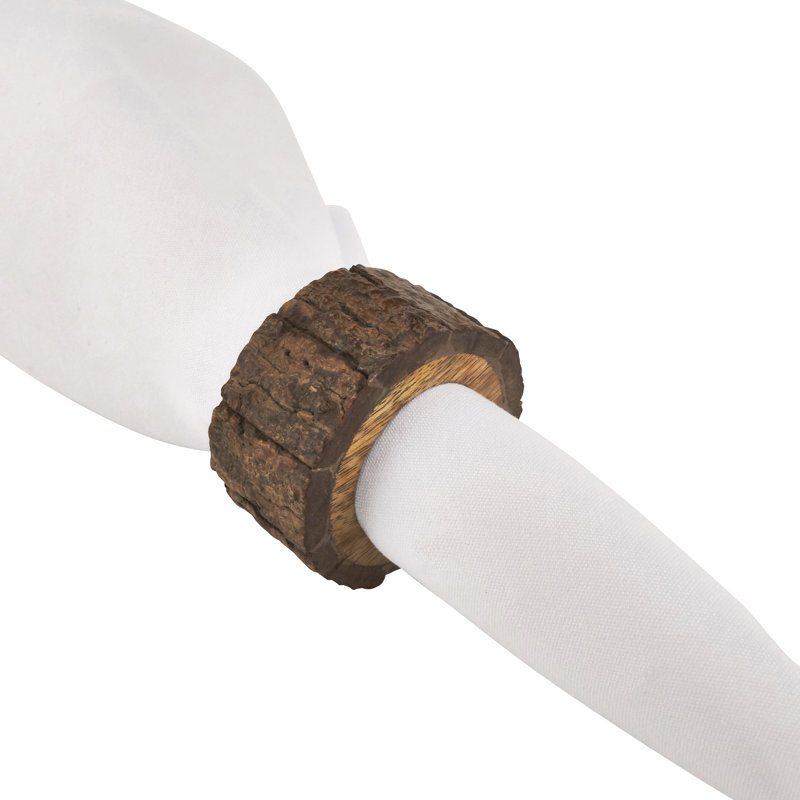 Anneau de serviette en bois