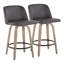 Lakyia Swivel Upholstered Counter Stool-86710970