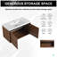 Meuble-lavabo 36 po avec lavabo à poser en résine-100166232