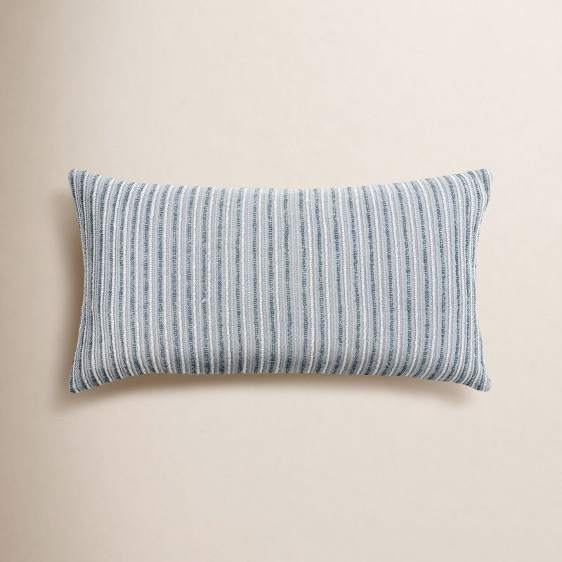 Coussin en polyester / viscose Leifsson, Bleu clair
