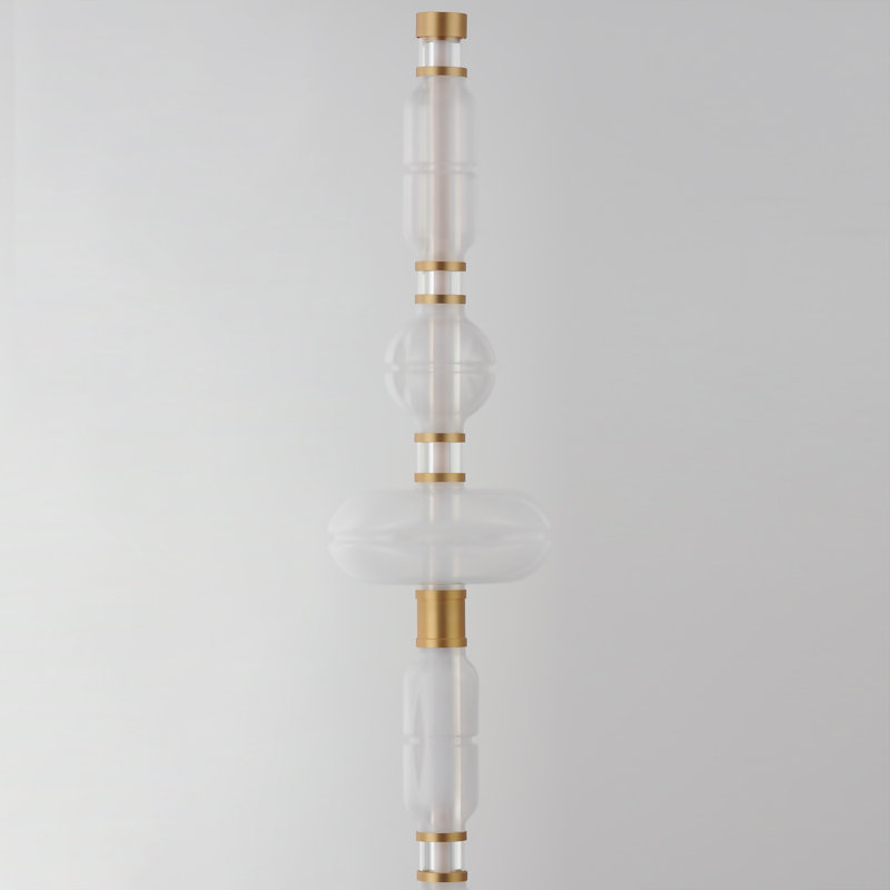 Gusto LED Floor Lamp, Gold, Fog