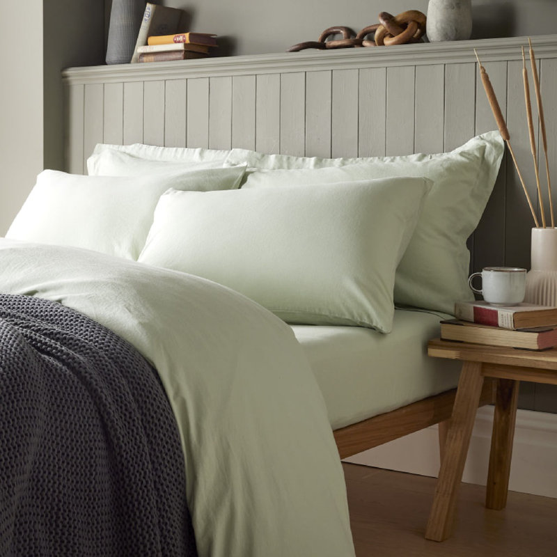 Syvester Linen Solid Colour Duvet Cover, Kingsize