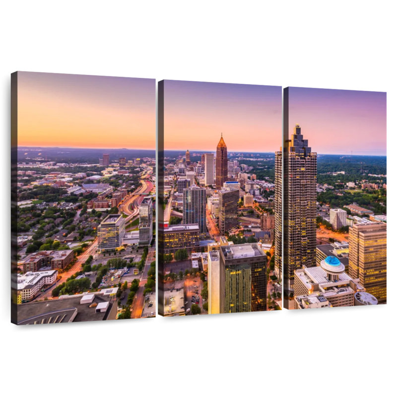 Nicci, Atlanta, horizon pastel, H 48 po x l 74 po