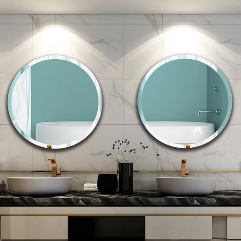 Miroir de salle de bain Annabellee, 24 po x 24 po
