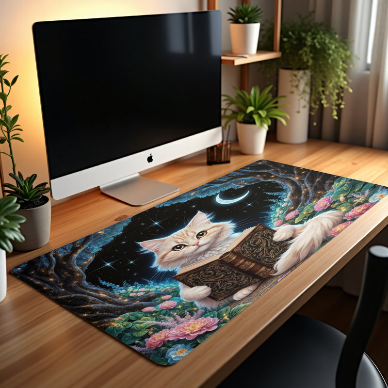 Polyester Desk Pad, 23.6x13.8