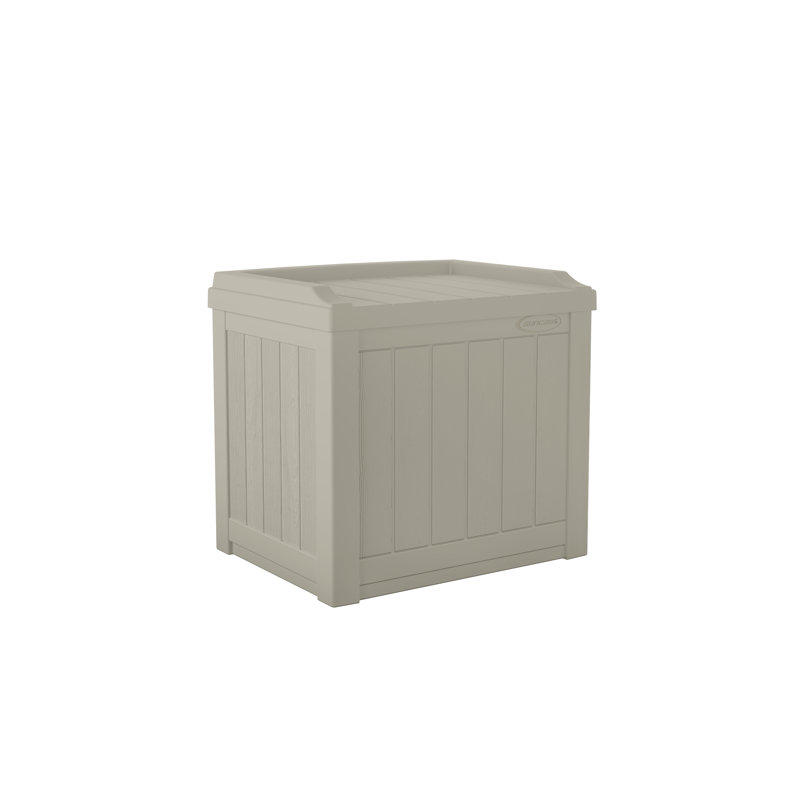 Suncast Florida 83L Storage Box, Light Taupe
