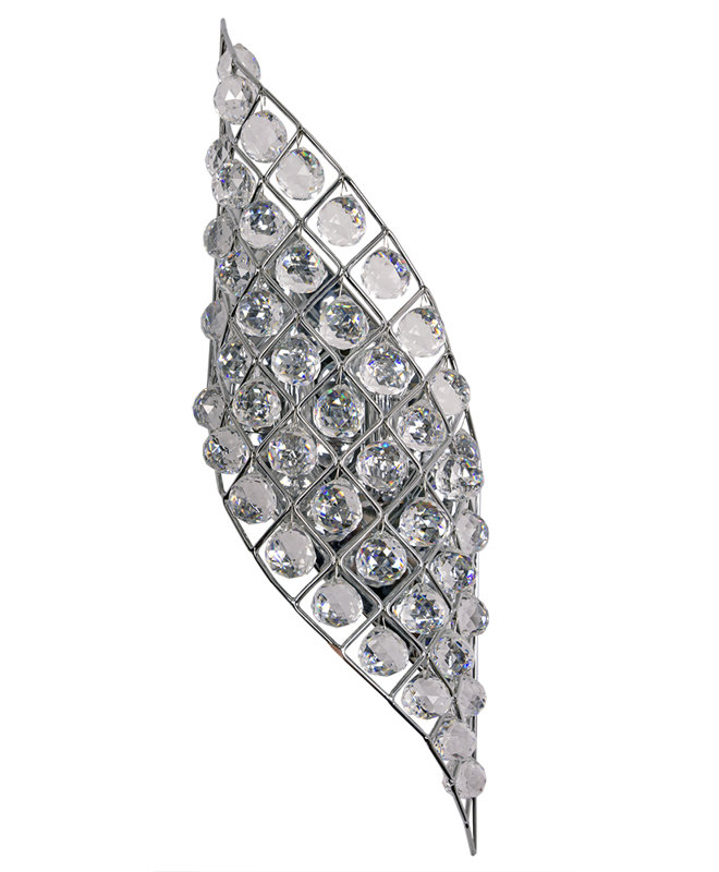 London Flush Mounted Sconce, Chrome