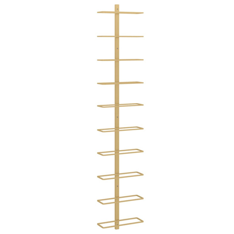 Support à vin Alixis, Or, H 47,2 po x l 9,4 po x P 3,5 po