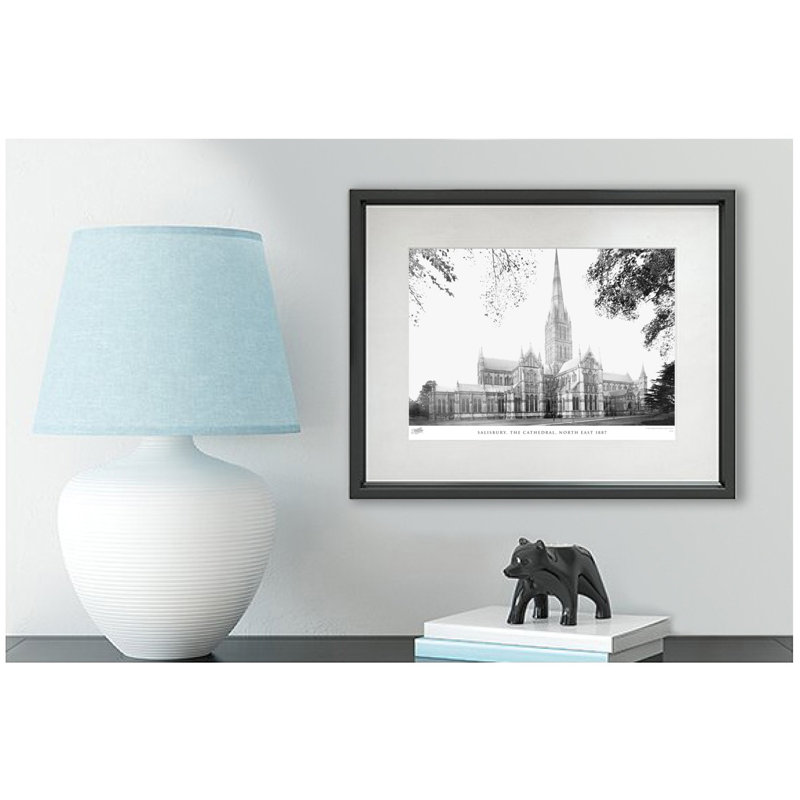 Salisbury, The Cathedral, North East 1887 - Single Picture Frame Print, 45cm H x 60cm W x 2.3cm D