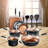 14 - Piece Non-Stick Aluminum Cookware Set